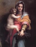 Andrea del Sarto - Madonna of the Harpies detail